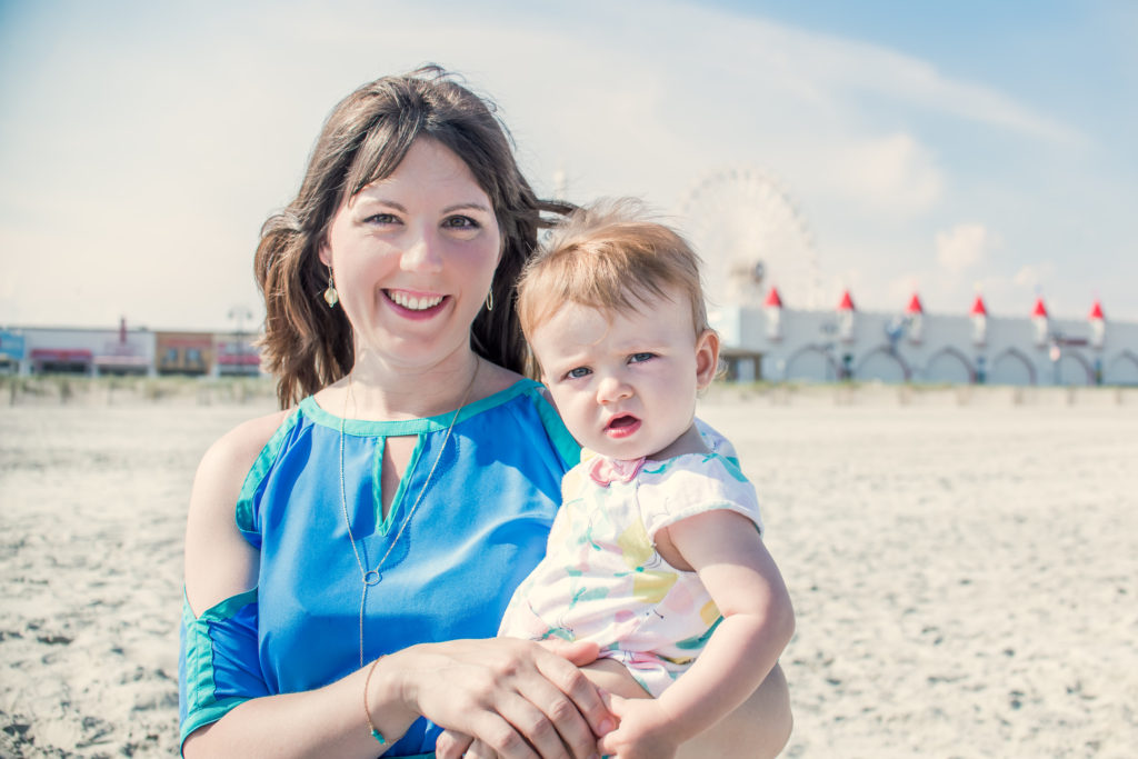 Professional Family Beach Portraits in Ocean City NJ