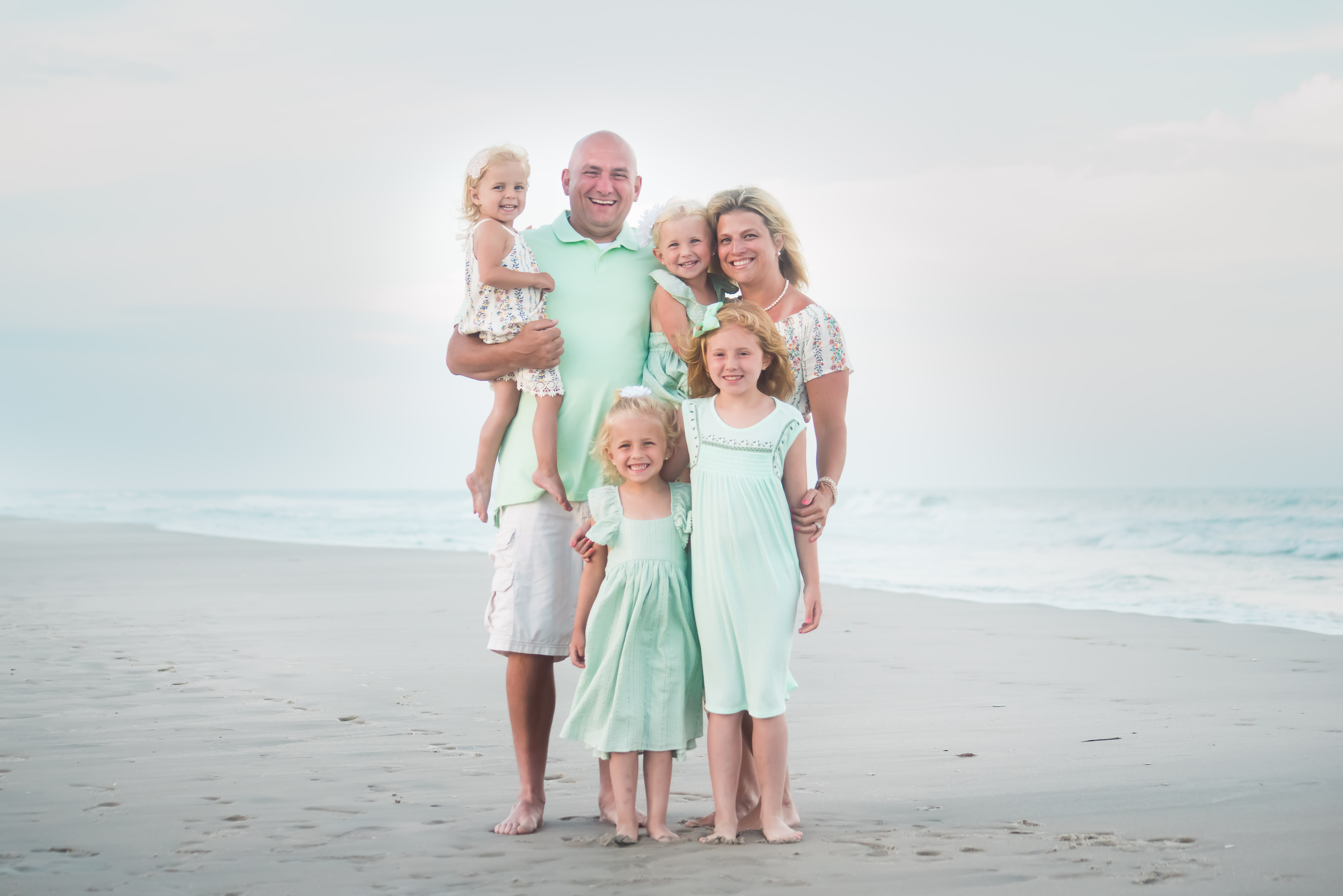 What is the best time for family photos on the beach in Ocean City NJ