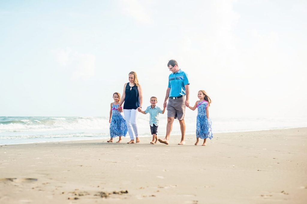 Family Beach Portraits in Fenwick Island